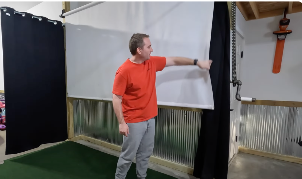 DIY Retractable Golf Impact Screen: Affordable Home Practice Solution ...